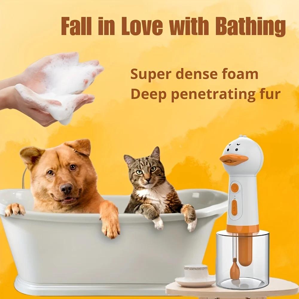 Spruzzatore Schiuma Elettrico per Toelettatura Cani - Pulisce a Fondo il Pelo del Cane, Materiale ABS, Ideale per Cani