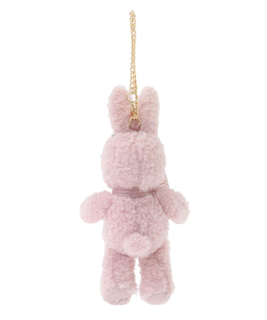 de Charm Rose Rabbit Charm for Pink [Maison Fleur] Women,