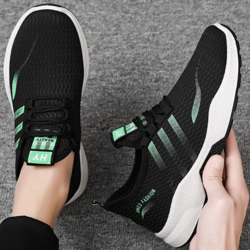 Men's shoes spring and autumn trendy shoes 2025 new versatile men's walking shoes casual sports breathable single shoes