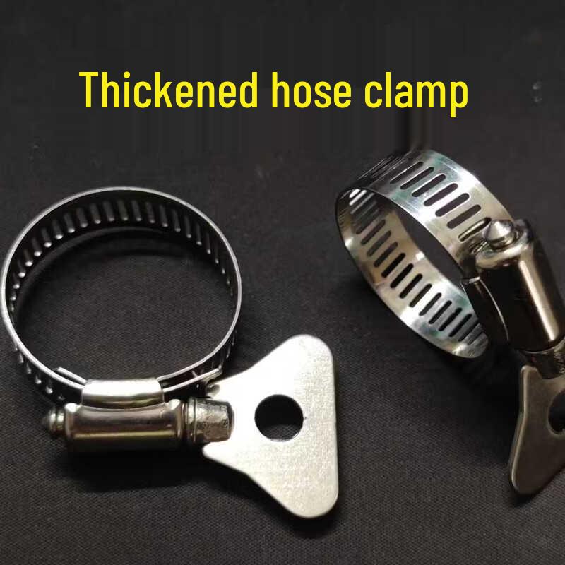

Universal Stainless Steel Hose Clamp with Handle