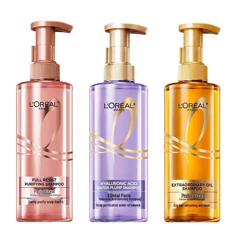 

L Oréal Ginger, Hyaluronic Acid & Miraculous Oil Shampoo Set