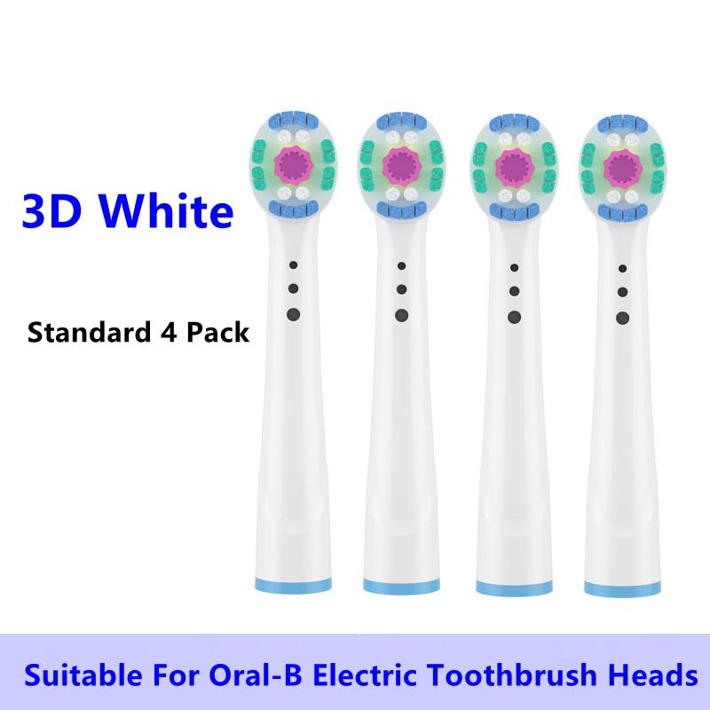 8/16Pcs Replacement Brush Heads for Oral B Electric Toothbrushes Floss Cross Action 3D Pro White Precision Standard Daily Clean