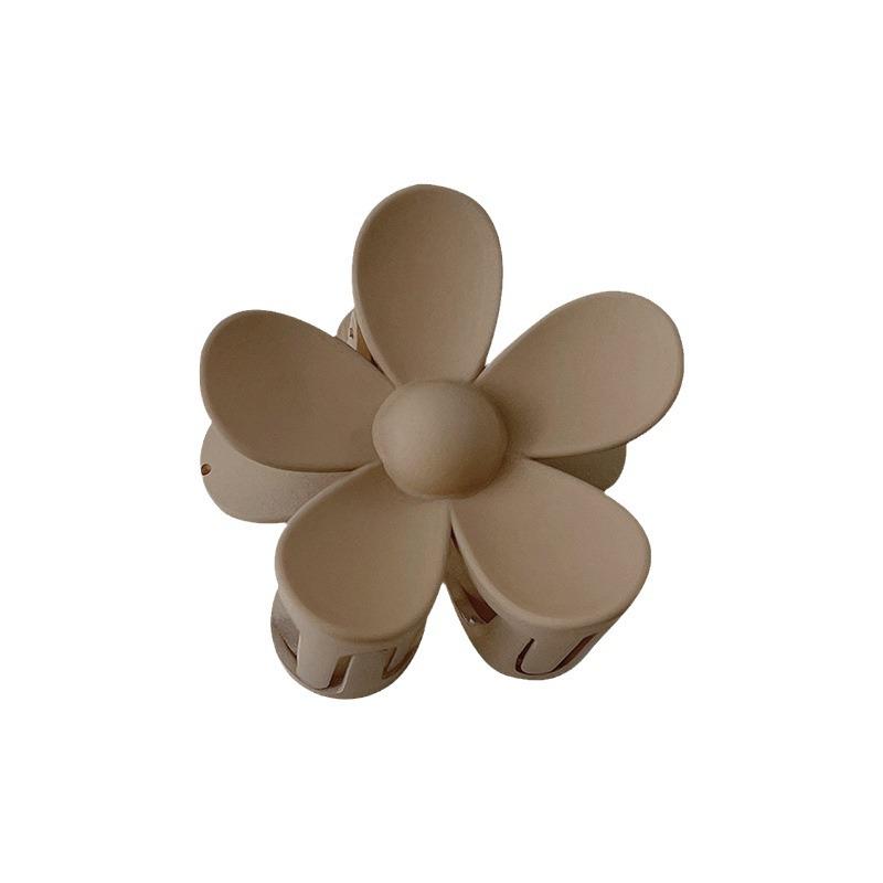 Frosted Flower Anti-Collapse High Ponytail Claw Clip