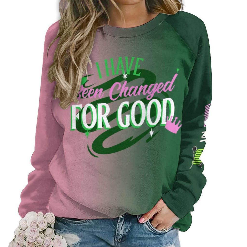 Damenmode, lässig, Rundhalsausschnitt, lockeres, langärmeliges, einfarbiges Sweatshirt