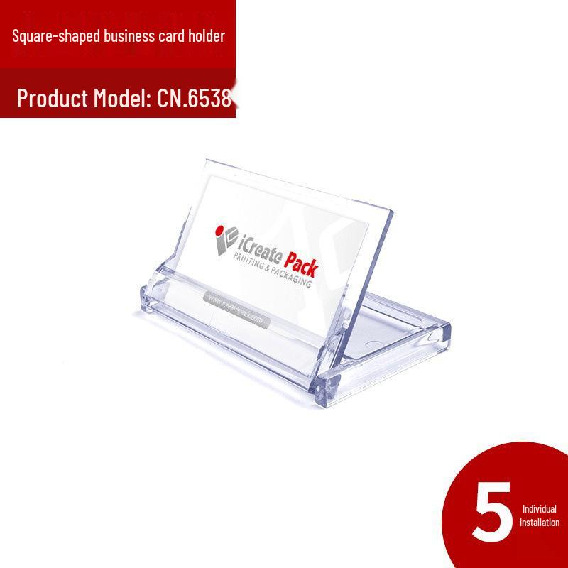Transparent Ballot Box for Opinion Collection, Elections, Exhibitions, and Business Card Storage