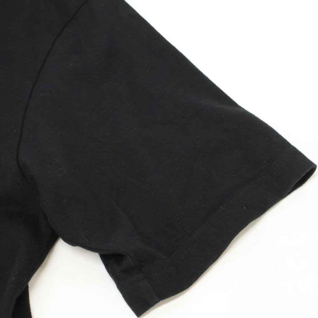 Balenciaga 612966 Unisex Logo Crew Neck T-Shirt Tops S blackUsed