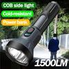 LED Rechargeable Flashlights High Lumens,4 Mode High Brgiht Flashlight Waterproof Flashlights for Emergencies,Camping,outdoor