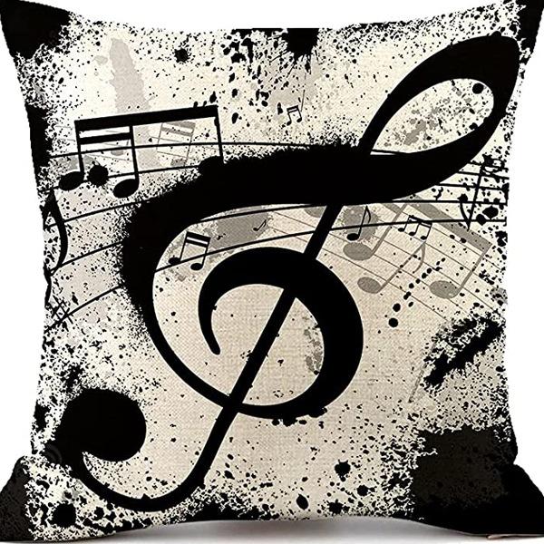 New Morandi Simple Abstract Style Pillow Linen Print Pillow Case Decorative Home Pillow Case