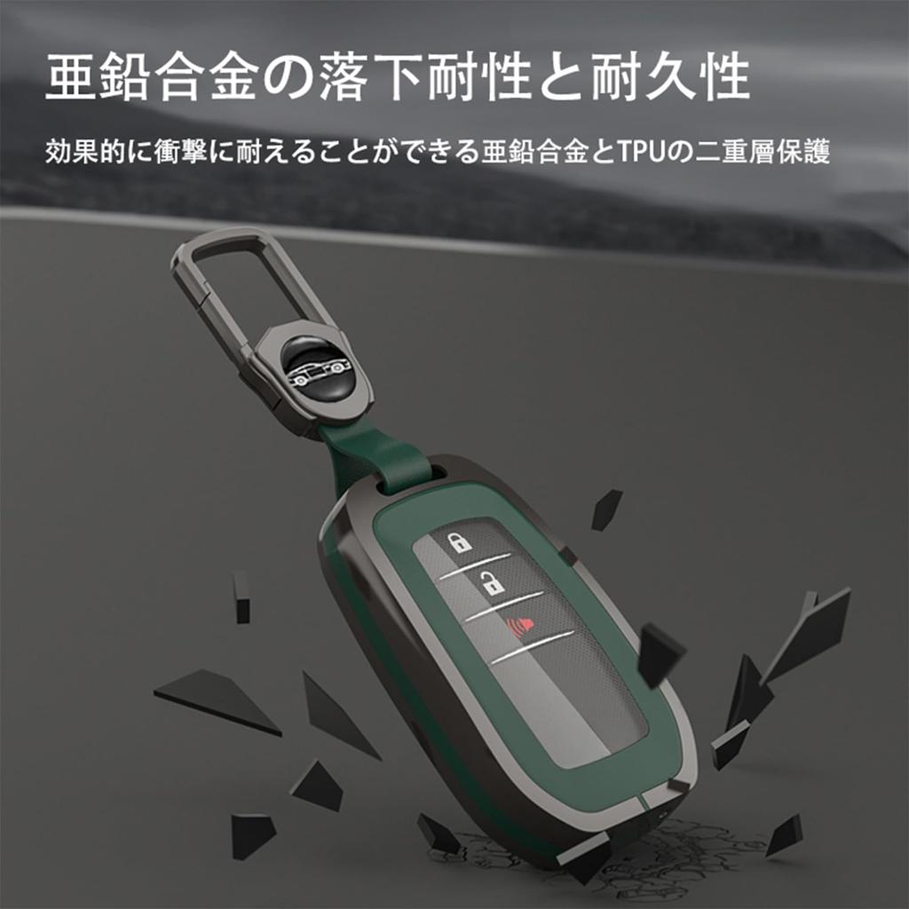 InnoWave AQUA Key Case, TPU Buildable 5 Layers, Key Case, Zinc Metal, Aqua AQUA