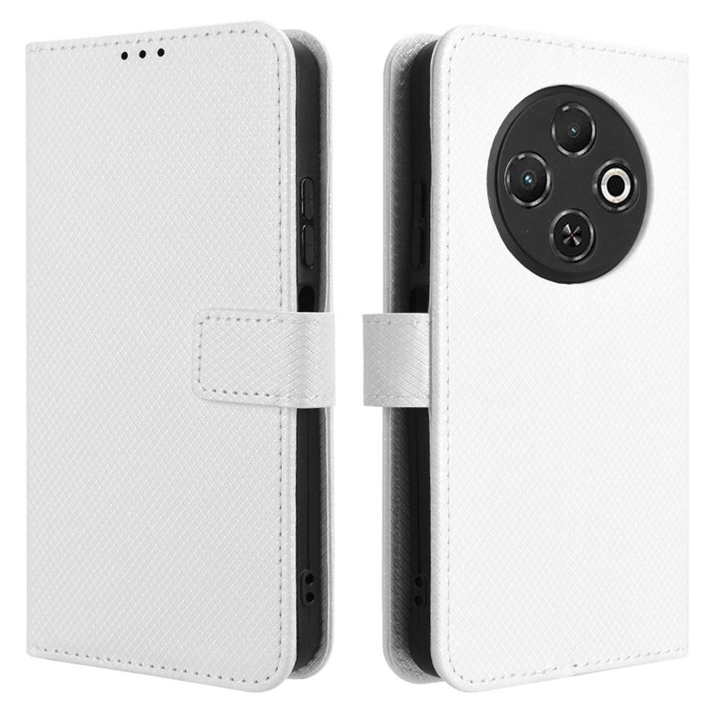 For TECNO Spark 30C 4G kL5n Case PU Leather Diamond Texture Wallet Phone Cover