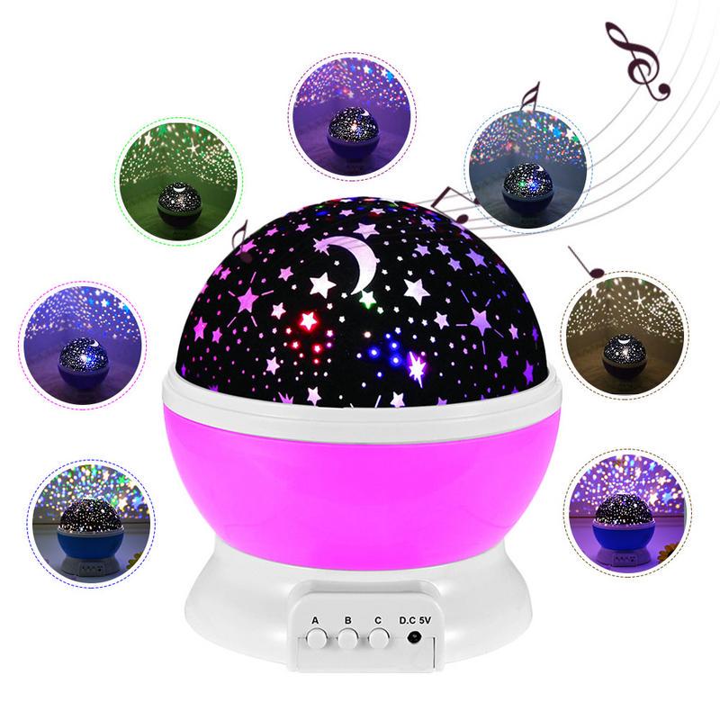 Buy Upgraded baby night light with music star projector children's