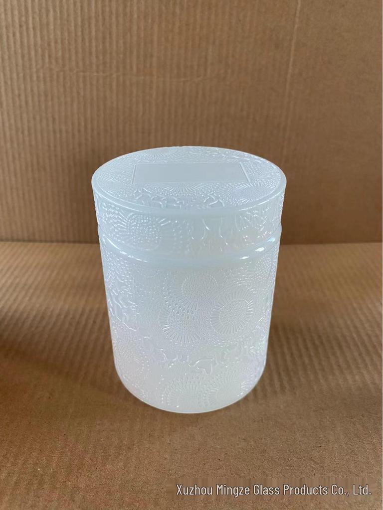 In-stock 200g DIY Scented Candle Glass with Lid - Empty Holder
