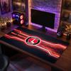 Charlton Athletic Benutzerdefiniertes Großes Mauspade, Personalisierter Name Textdruck, Fußball Logo Rutschfeste Schreibtischmatte Gaming-Geschenk