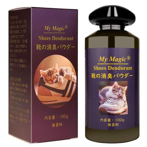 

[Сделано в Японии, Большая вместимость 100 г] Дезодоратор для обуви, Порошок для устранения запаха обуви, Средство для устранения запаха ног, Контроль запаха ног, Без запаха