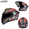 AD Winter 3C Certified Flip-Up Full Face Electric Motorcycle Helmet for Men & Women - All-Season Safety Gear