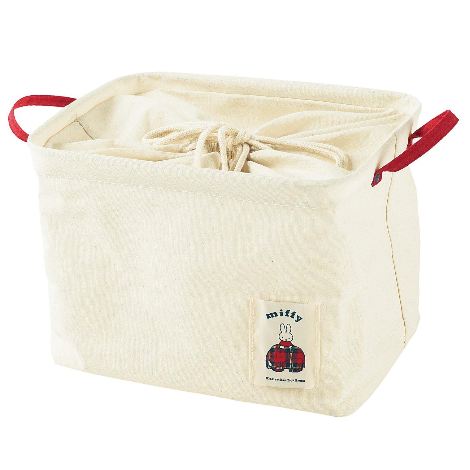 

Senko Miffy & Check Laundry Storage, Ivory, Approx. W35 x D26 x H25cm (61745)