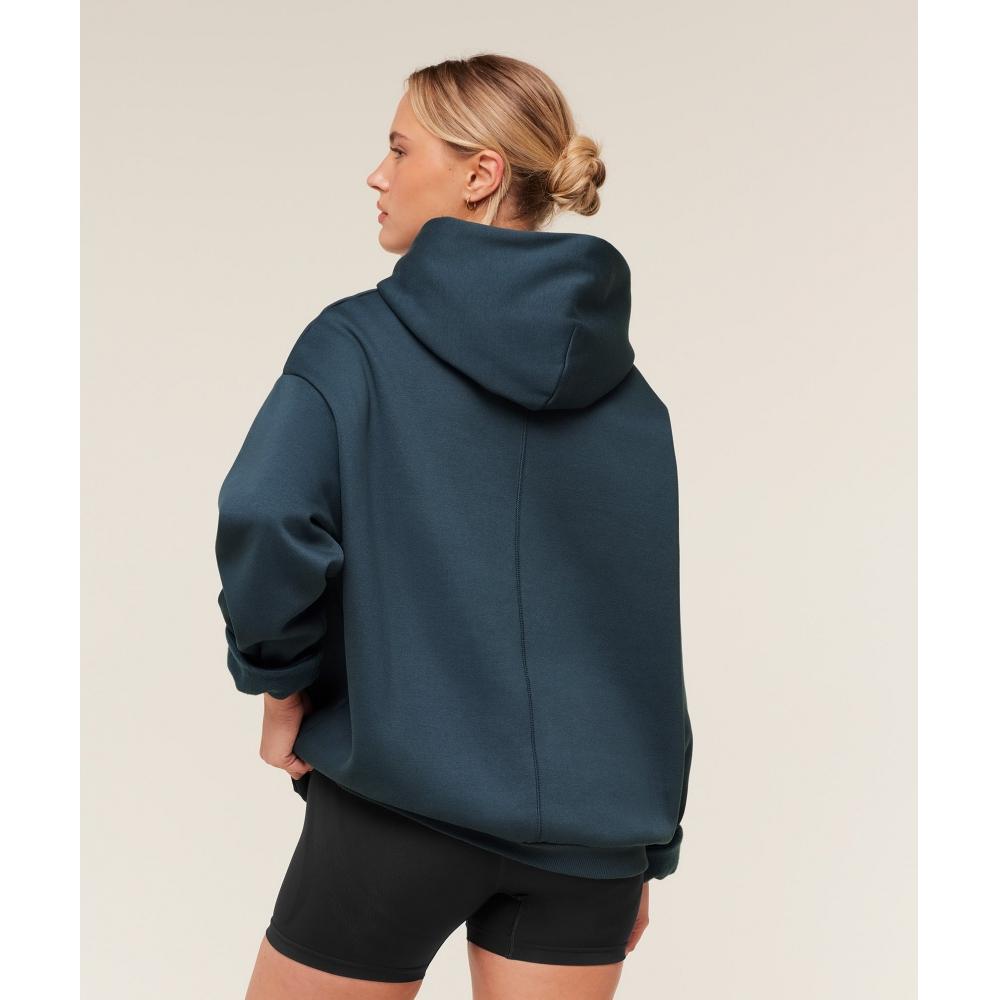 Gymshark Cosy Luxe Hoodie Gs Stealth Blue B5b5o Ud6s