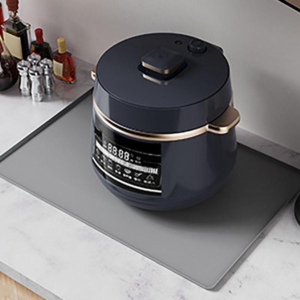 Silicone Coffee Bar Mat 2 in 1 Countertop Pad Easy To Clean Coffee Machine Mat  Cafe