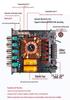 HT21-II 2.1 Channel Bluetooth Digital Amplifier Board with TDA7498E, Tone, and Bass.