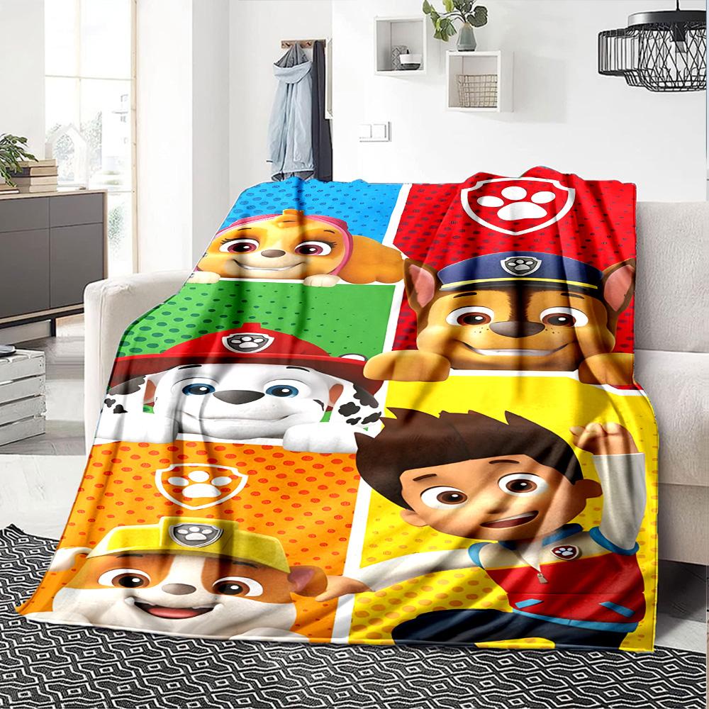 1pc Paw Paw7 Blanket, Gift, for Men and Women, Soft Blanket, Good for Sofa Bed Couch Travel, Lightweight Flannel Blanket