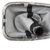 VW Golf IV 98-05 Pomo de Palanca de Cambios Plateado + Funda de Palanca de Cambios Apertura de 22 MM