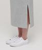 Musinsa Standard Woman Women'S Flat Terry Sweat Long Skirt [Medium Grey]