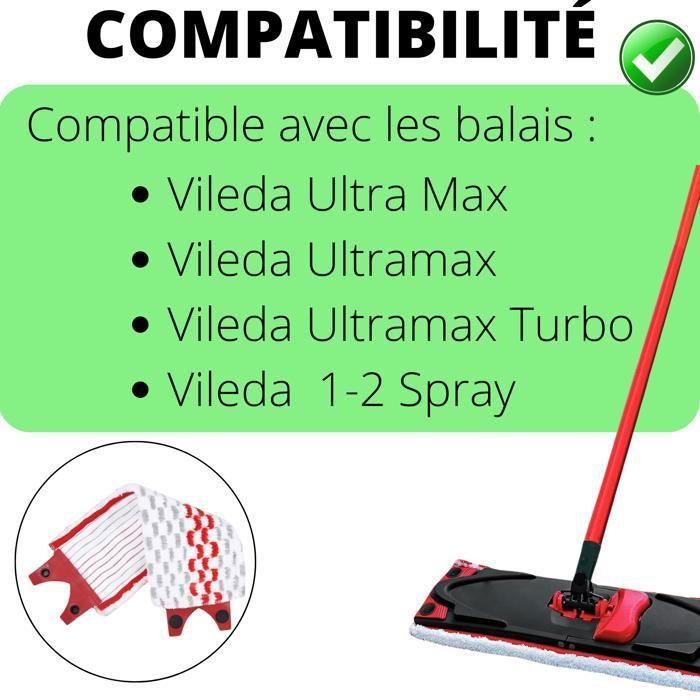 Ściereczka do Mopa Vileda Ultramax / Ultramax Turbo / Ultra Max / 1-2 Spray [Zestaw 8] Mop z możliwością prania i wielokrotnego użytku