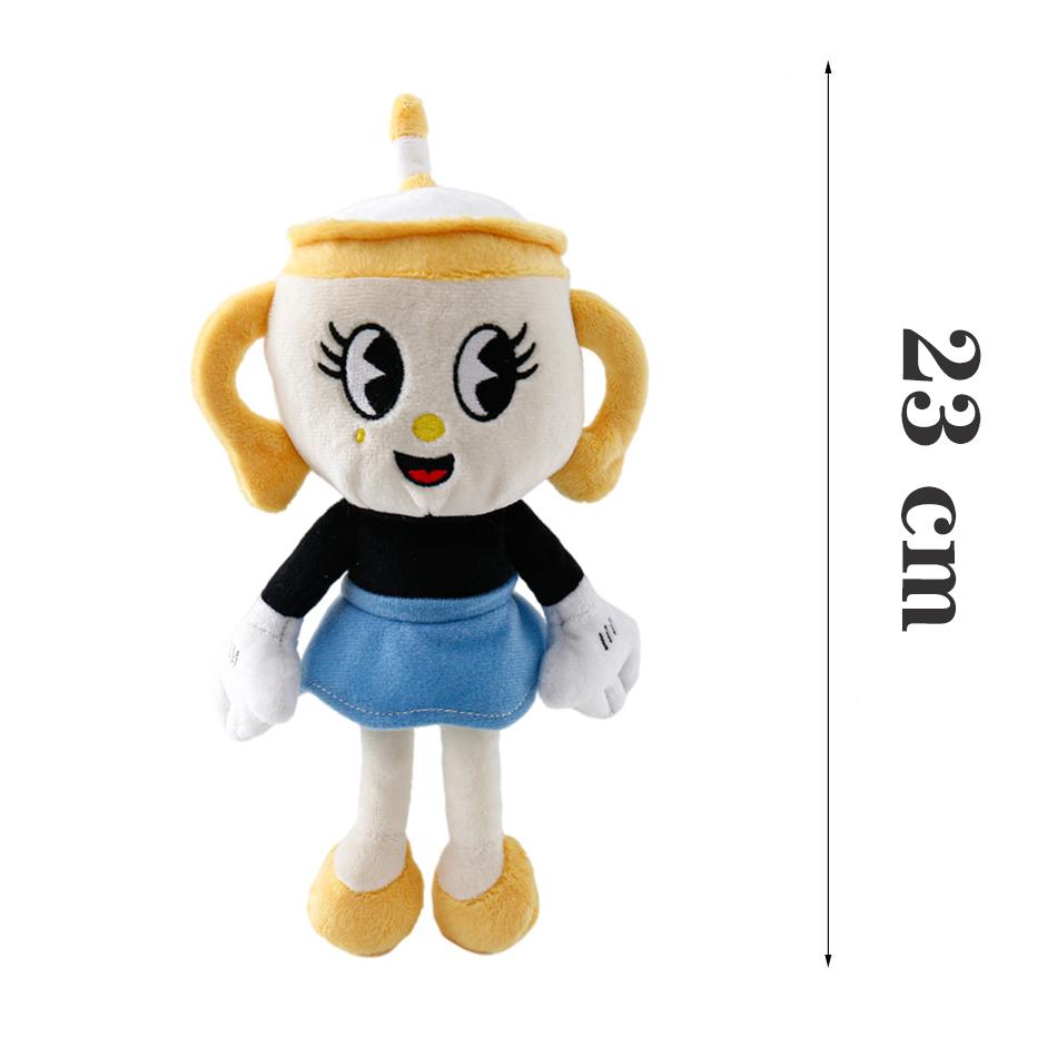 25cm Adventure Game Cuphead Plush Toy Mugman The Devil Legendary Chali Plush Dolls Toys for Children Gifts Christmas present