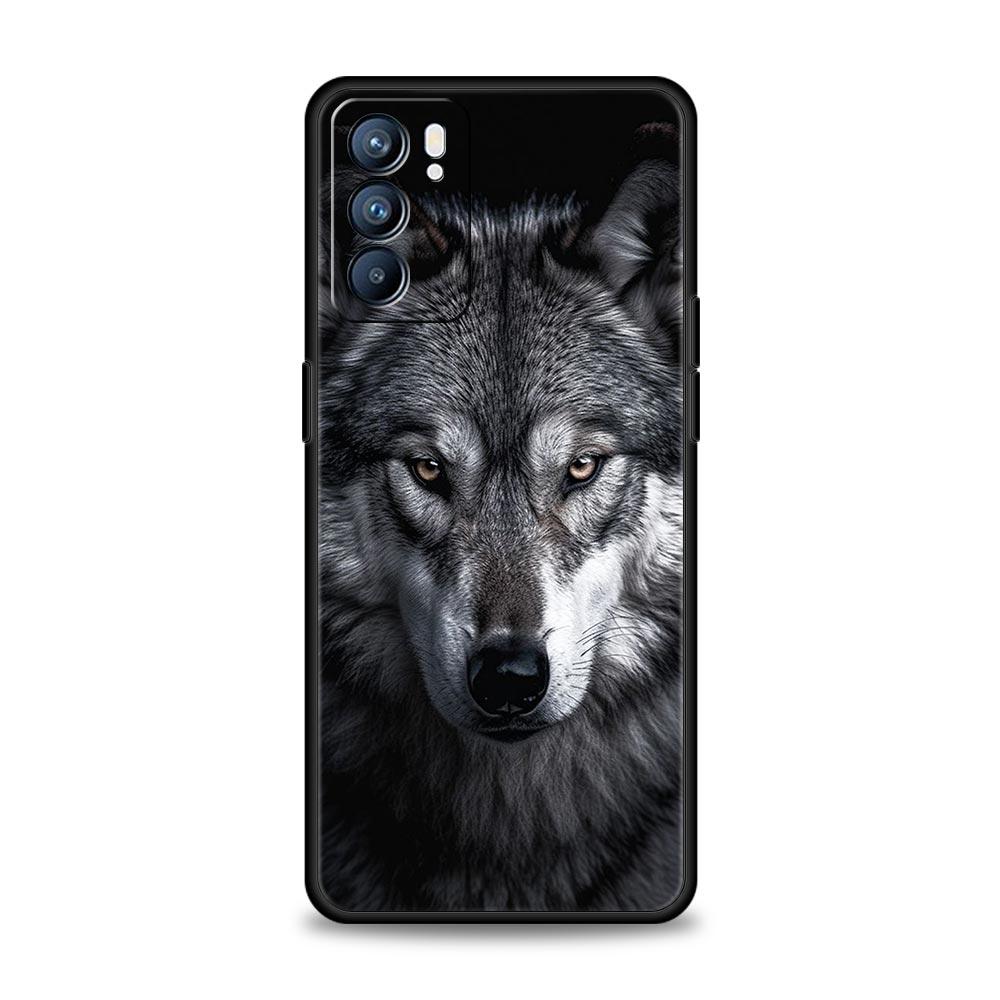 Die Wolf Handyhülle Für Oppo Reno8 Reno7 Reno6 Pro A54 5G Find X6 X5 A53 A52 A9 A15 A95 A17 A16 A76 A74 A57 A31 Hülle