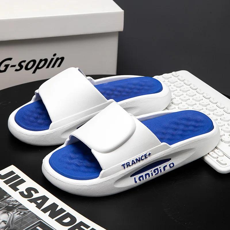 Herrtofflor Mjuka Sandaler Bekväma Strand Fritidsskor Lätta Eva Platta Halkfria Slitstarka Sandaler 2025