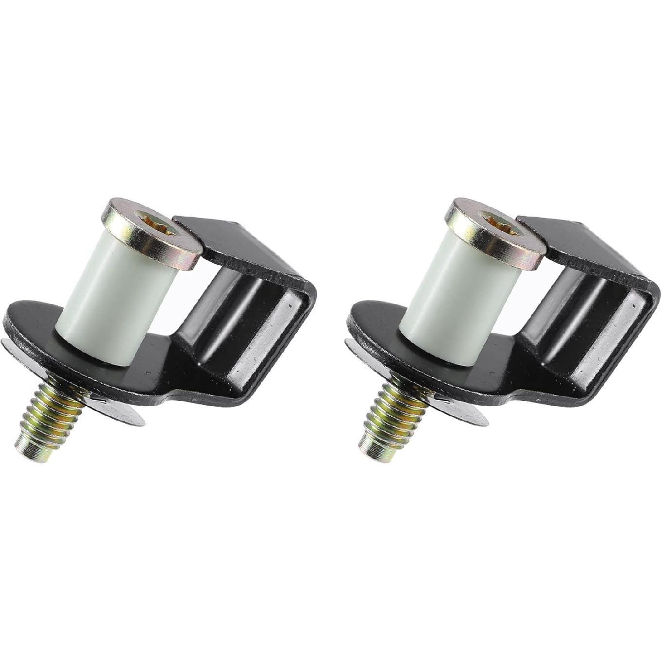 ACROPIX Door Lock Striker Bolt Assembly Replacement Fit for Ford F-150 F-250 F-350 1984-1996 NO. E9AZ 5422008-A - Pack of 2 Black