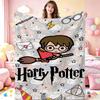 Magic Hermione Theme Printed Blanket Cozy Comfortable Throw Blanket For Living Room Sofa Nap Lightweight Home Decor Great Holiday Gift