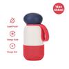 Borraccia da Viaggio Termica Sottovuoto in Acciaio Inossidabile da 450ml con Anello Maniglia per Sport all'Aperto, Ufficio, Campeggio