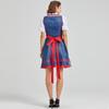 2025 Euro-American Beer Fest Women's Lace Maid Dress Set, Color Block, Plus Size Skirt