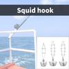 Double Umbrellas Jigs Hook Fishing Tackle Two Layer Squid Hook 22/24/26 Claw Sharply Fish Hook Fishing Accessories