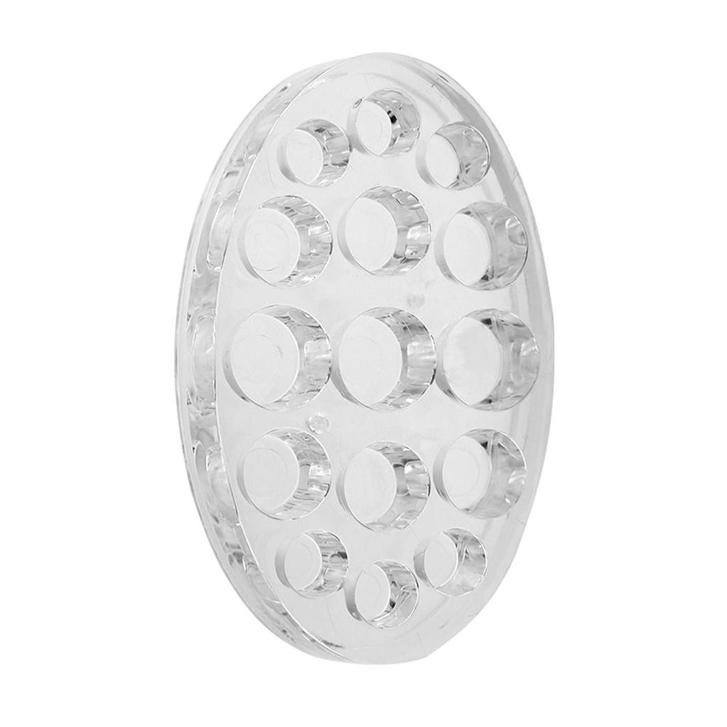 15 Holes Oval Acrylic Tattoo Permanent Makeup Microblading Pigment Cup Cap Stand Ink Holder