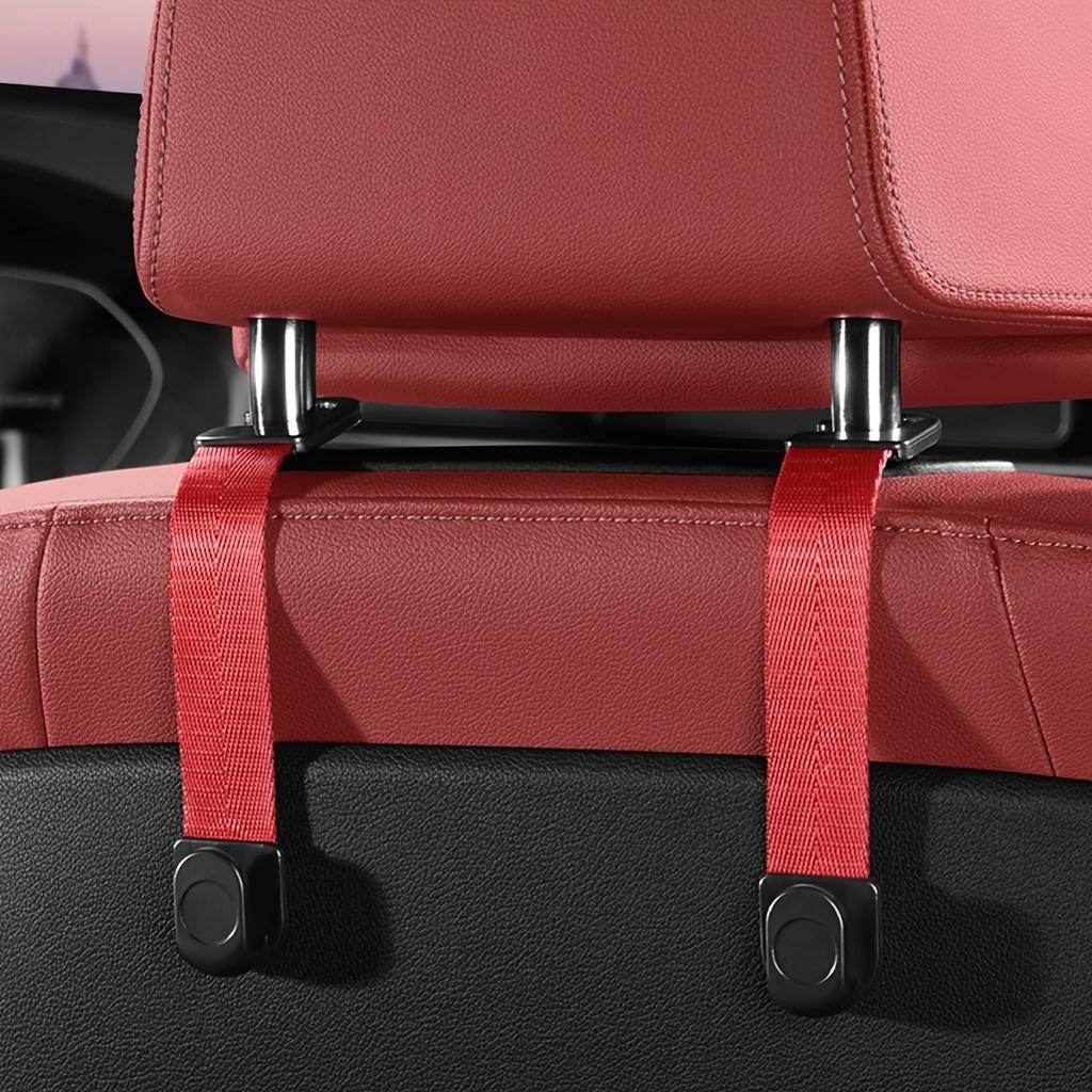 2Pcs Car Headrest Hooks Hanger For Bags Seat Back Organizer Holder Clips Auto Fastener Hooks Car'S Storage Interior Accessories