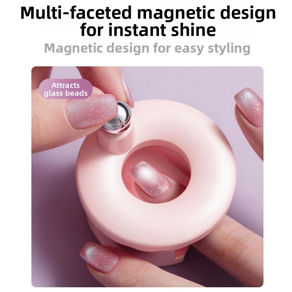 Strong Magnetic Rotating Cat Eye Magnet Multi Facet Cat Eye Nail Manicure Tool Beginner Use