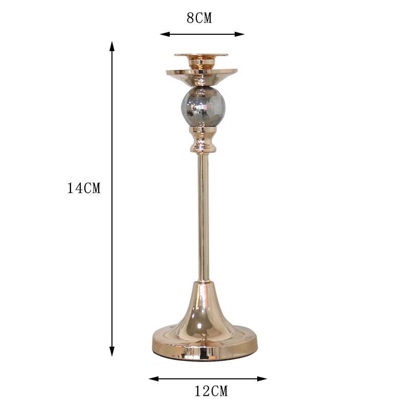 European Retro Candlestick Vase Nordic Ornament Dining Table Romantic Candlelight Dinner Shooting Props Western Party