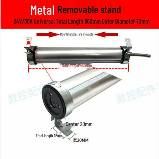 Waterproof Explosion-Proof LED CNC Machine & Lathe Work Light, 220V/24V, Free Shipping