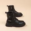 Girls' leather short boots autumn and winter Korean version fashionable princess boots, middle-aged girls' single boots, children's Martin boots