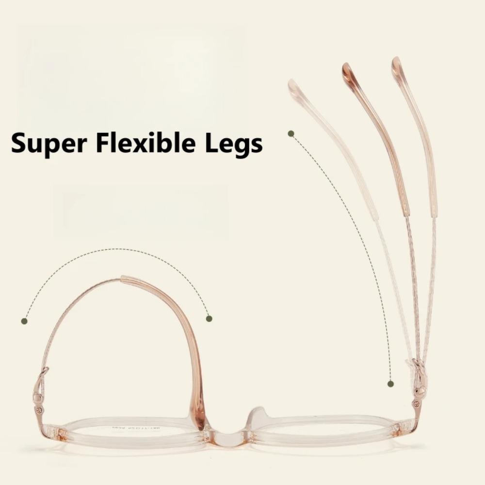 TFTB Noble Temperament Women's Glasses Ultra-light Retro Oval High-quality TR90 Alloy Optical Prescription Eyeglasses Frame 139m