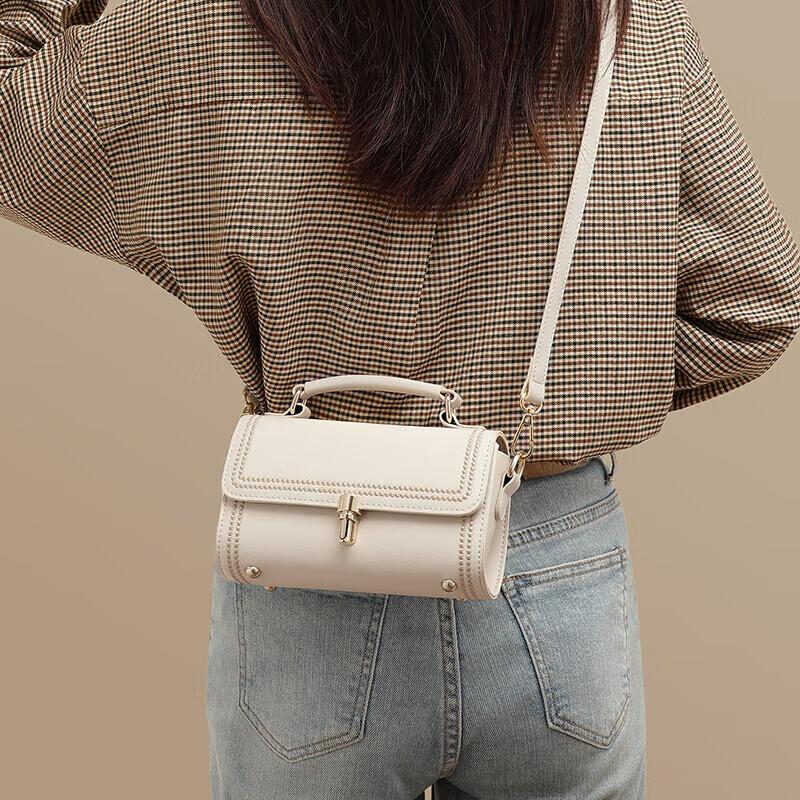 YUYULA Leather Handbag, Women's Crossbody Bag, Stylish Shoulder Bag, Mini Purse