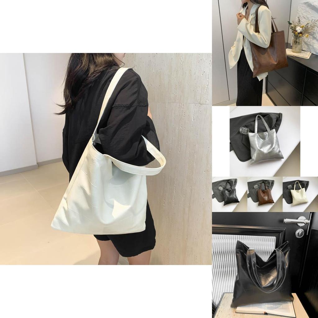Stylish Large Capacity Women's Tote Bag 2024 New Fashion Casual Trendy Pu Shoulder Bag
