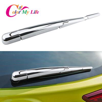Color My Life ABS Chrome Voiture Essuie-glace Arrière Protection Couverture Paillettes Garniture pour Hyundai Kona Kauai 2017-2022