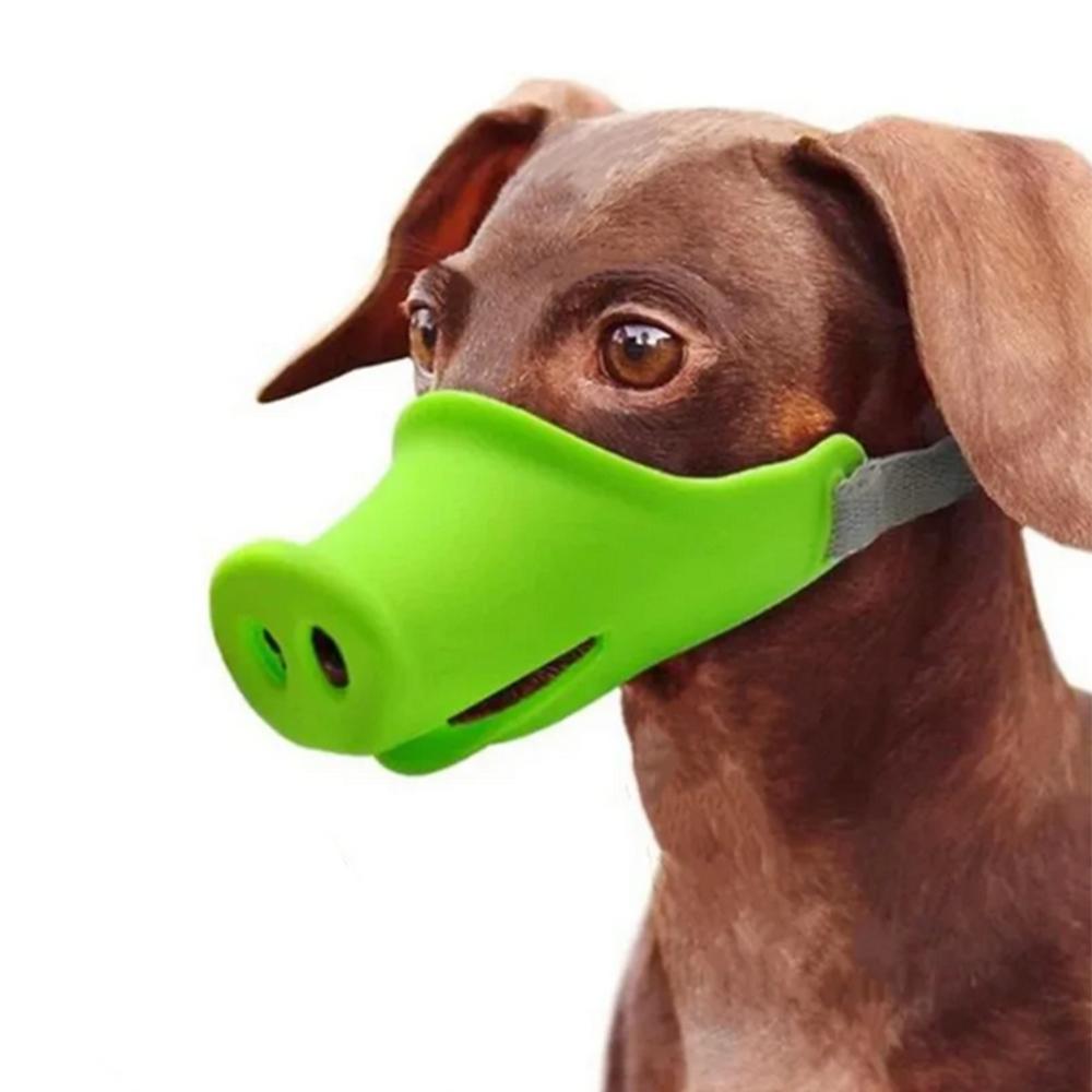 Cute Funny Pig Nose Doggy Anti-bite Mask For Accidental Ingestion, Small Size