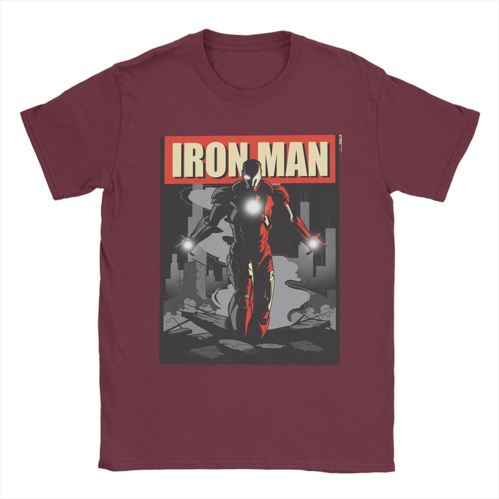 Avengers Iron Unisex TShirts for Unisex Funny 100 Cotton Tee Shirt Crew Neck Short Sleeve T Shirt Adult Clothing