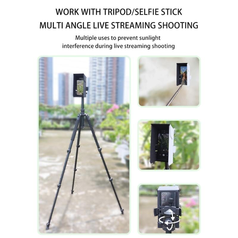 Parasole Parasole Magnetico Pieghevole Parasole per Cellulare Tettoia Blocca Sole per Telefoni Portatile Protezione Antiriflesso Accessori
