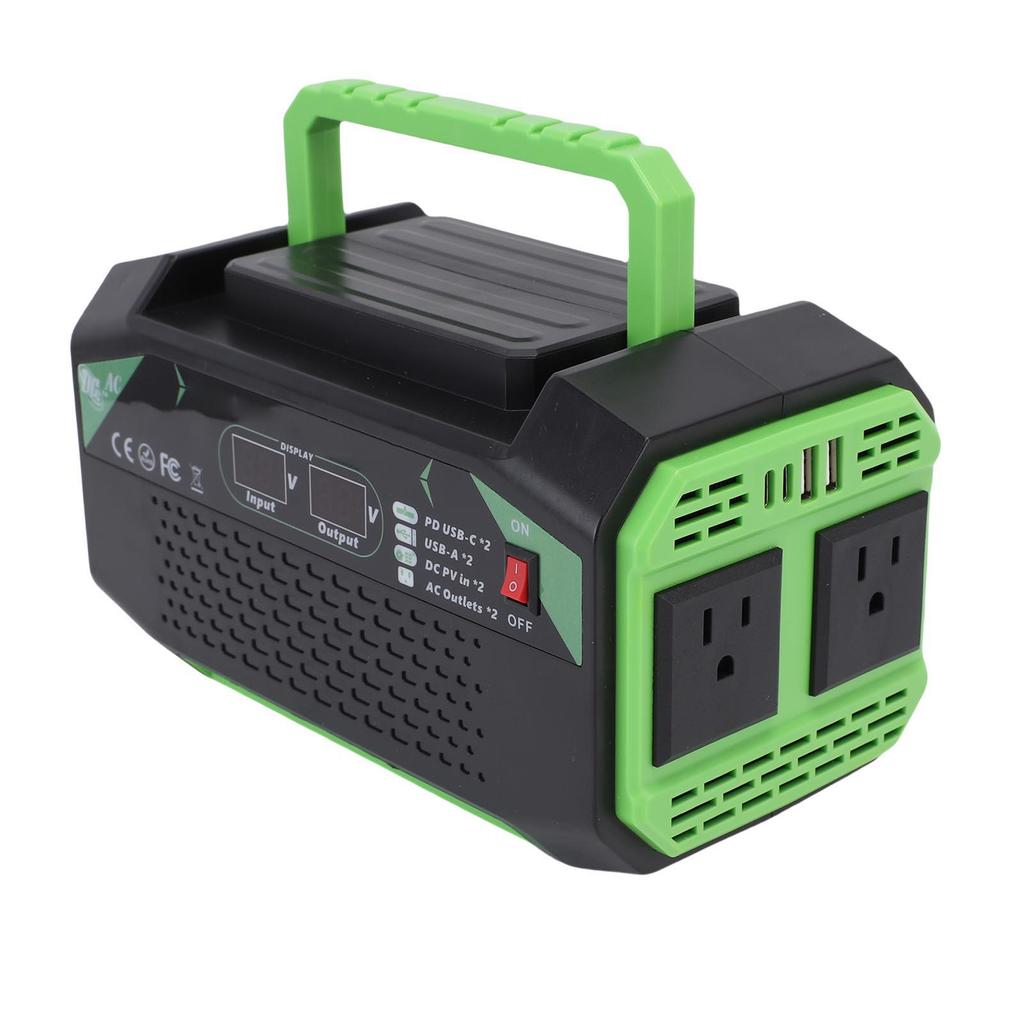 500W Car Inverter 12V To 110V Car Plug Adapter Outlet Converter with Display Screen 2 USB 2 Type C Ports 2 Fast