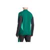 adidas Striped Letter Print Stand Collar Long Sleeve Soccer Jersey Men Tops Green IQ1523
